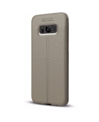 Galaxy S8 Case Niss Silicone Leather Look