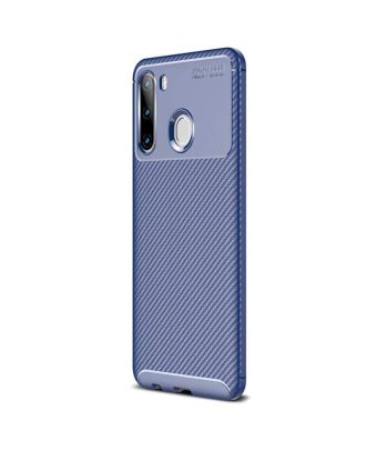 Samsung Galaxy A11 Case Negro Carbon Design Silicone