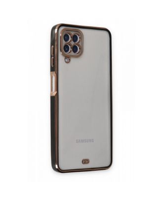 Samsung Galaxy M32 4G Kılıf Voit Silikon Arkası Şeffaf Kenar Renkli