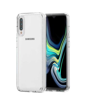 Samsung Galaxy A30s Case Coss Transparent Hard Cover+Nano Glass