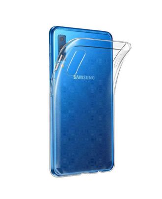 Samsung Galaxy A30s Hoesje Super Silicone Soft Back Protection+Nano Glass