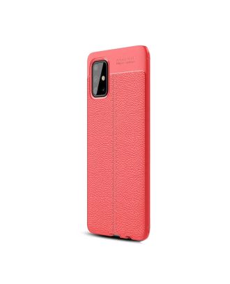 Samsung Galaxy A51 Case Niss Silicone Leather Look