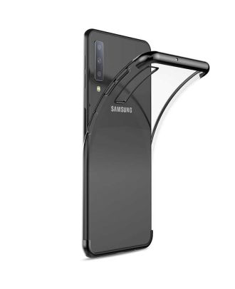 Samsung Galaxy A70 Hoesje Gekleurd Siliconen Zacht+Nano Glas
