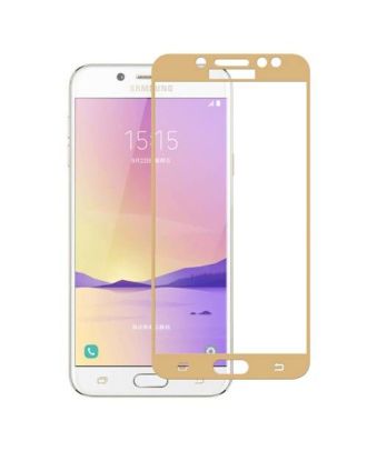 Samsung Galaxy C8 Volledig bedekt met glas