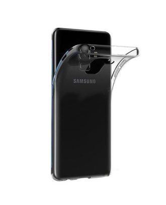 Samsung Galaxy J8 Kılıf 02 mm Silikon Silikon+Nano Glass