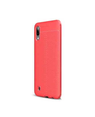 Samsung Galaxy M10 Case Niss Silicone Leather Look