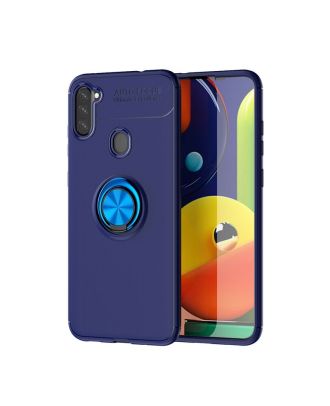 Samsung Galaxy M11 Case Ravel Silicone Ring Magnetic