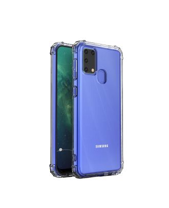 Samsung Galaxy M21 Case AntiShock Hard Cover+Nano Glass
