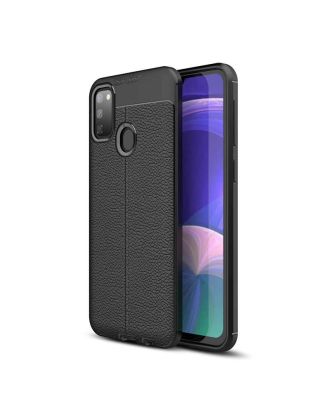 Samsung Galaxy M30s Case Niss Silicone Leather Look