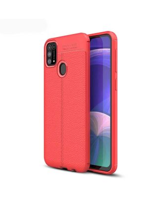 Samsung Galaxy M31 Case Niss Silicone Leather Look