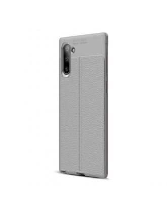 Samsung Galaxy Note 10 Kılıf Niss Silikon Deri Görünümlü