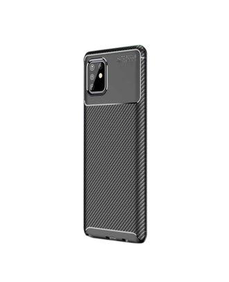 Samsung Galaxy Note 10 Lite Hoesje Zwart Siliconen+Nano Glas