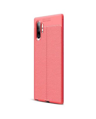 Samsung Galaxy Note 10 Plus Case Niss Silicone Leather Look