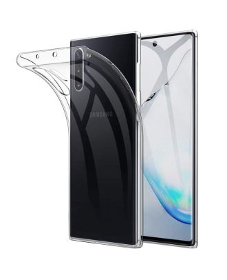 Samsung Galaxy Note 10 Plus Kılıf Süper Silikon Yumuşak Arka Koruma