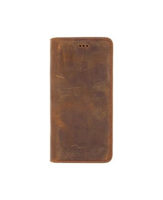 Samsung Galaxy Note 8 Case Genuine Leather Wallet with Hidden Magnet