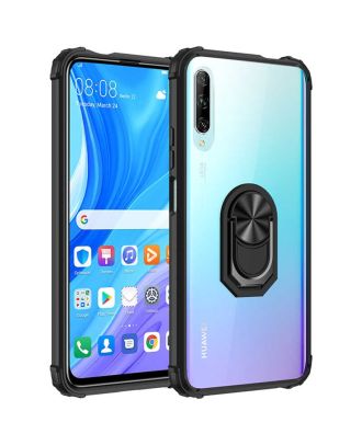 Huawei P Smart Pro 2019 Case Tank Motta Stand Ring Magnetic