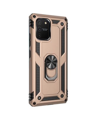 Samsung Galaxy S10 Lite Case Tank Protection Vega Stand Ring Magnet