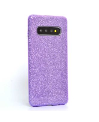 Samsung Galaxy S10+ Plus Case Shining Glittery Silicone Back Cover