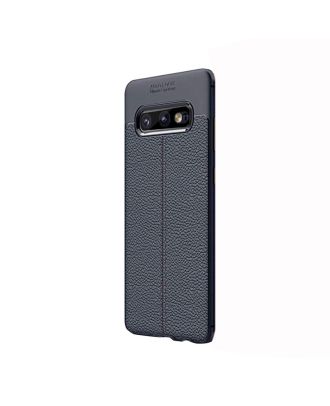 Samsung Galaxy S10e Case Niss Silicone Leather Look
