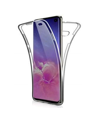 Samsung Galaxy S10E Hoesje Voorkant Achterkant Transparant Siliconen Bescherming