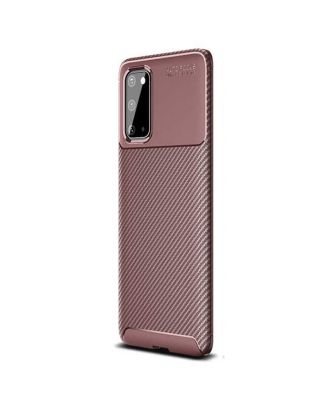 Samsung Galaxy S20 Case Negro Carbon Design Silicone
