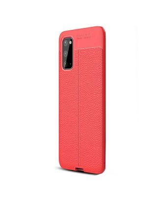 Samsung Galaxy S20 Case Niss Silicone Leather Look