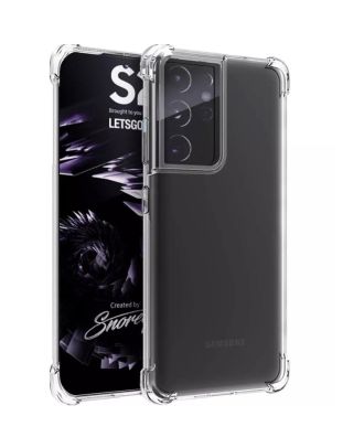 Teleplus Samsung Galaxy S21 Ultra 5G Case AntiShock Protection Hard Silicone+Full Nano Screen