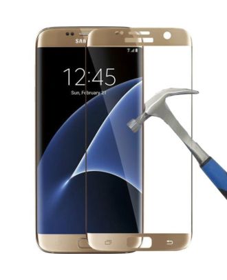 Samsung Galaxy S7 Edge volledig bedekt met getint glas