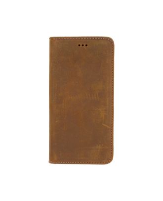 Samsung Galaxy S8 Plus Case Genuine Leather Wallet with Hidden Magnet