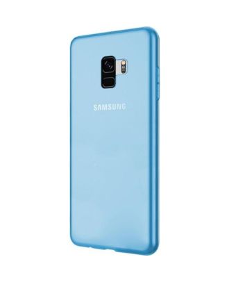 Samsung Galaxy S9 Kılıf 02 mm Silikon+Full Kapatan Cam