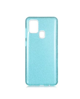 Samsung Galaxy A21S Hoesje Shining Glittery Silicone Back Cover