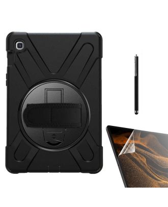 Samsung Galaxy Tab S6 Lite P610 Kılıf Defender Tablet Tank Koruma Standlı df22 + Nano + Kalem