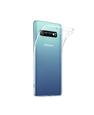 Samsung Galaxy S10 Kılıf 02 mm Silikon İnce Arka Kapak