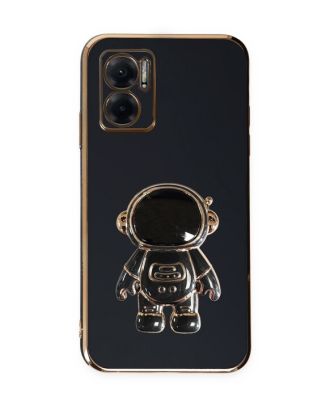 Xiaomi Redmi Note 11E Hoesje Met Camera Bescherming Astronaut Patroon Stand Silicone