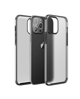 Apple iPhone 13 Pro Max Kılıf Volks Silikon Ultra Koruma Transparan