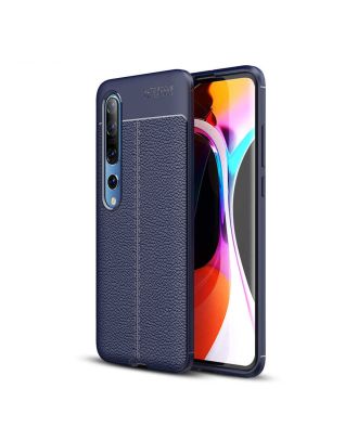 Xiaomi Mi Note 10 Pro Case Niss Silicone Leather Look