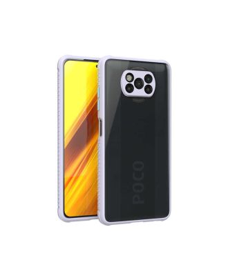 Xiaomi Poco X3 Pro Kılıf Kaff Kamera Koruma Arkası Şeffaf Silikon