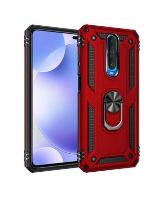 Xiaomi Poco X2 Case Tank Protection Vega Stand Ring Magnetic