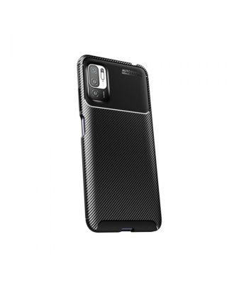 Xiaomi Redmi Note 10 5G Case Negro Carbon Design View+Nano Glass