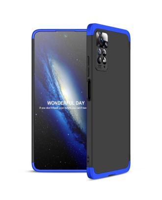 Xiaomi Redmi Note 11 Pro Case Ays 3-Piece Open Front Hard Rubber Protection