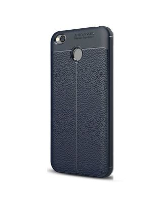 Xiaomi RedMi Note 5A Hoesje Niss Silicone Leather Look Back Cover