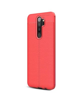 Xiaomi Redmi Note 8 Pro Case Niss Silicone Leather Look