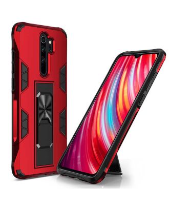 Xiaomi Redmi Note 8 Pro Case Volve Stand Magnet Tank Protection + Black Full Screen
