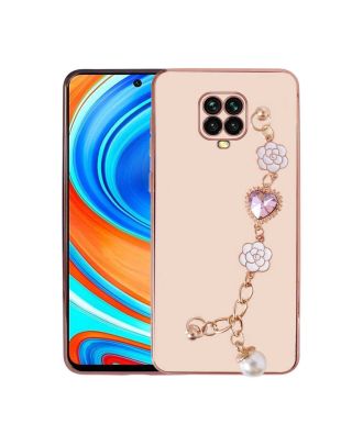 Xiaomi Redmi Note 9S Case Shiny Silicone Taka with Hand Stand