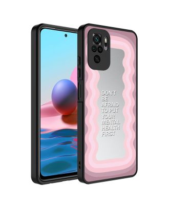 Xiaomi Redmi Note 10S Case Mirror Patterned Camera Protected