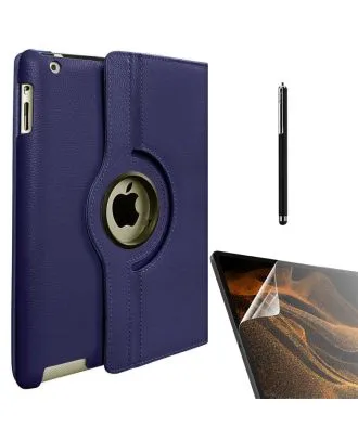 Apple iPad Mini 1 Hoesje Cover Stand 360 Draaibare Bescherming dn11 + Nano + Pen