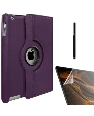 Apple iPad Mini 2 3 Hoesje Cover Stand 360 Draaibare Bescherming dn11 + Nano + Pen