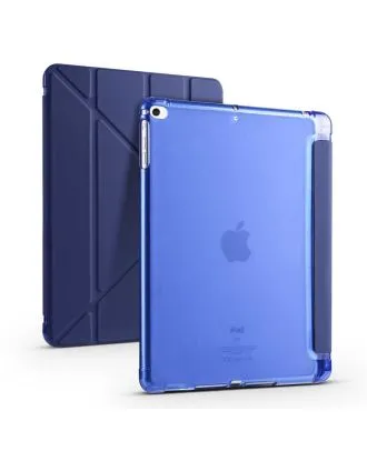 Apple iPad 9.7 2017 5.Nesil Kılıf Standlı Katlanabilir Pu Silikon tf1