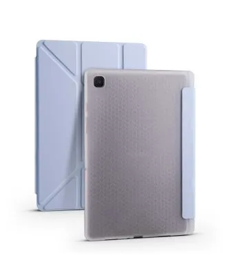Samsung Galaxy Tab A7 10.4 T500 2020 Kılıf Standlı Katlanabilir Pu Silikon tf1