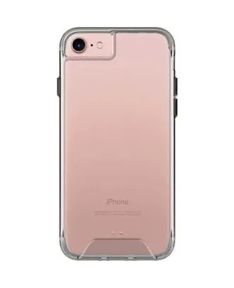 Apple iPhone SE 2020 Kılıf Gard Nitro Şeffaf Sert Silikon